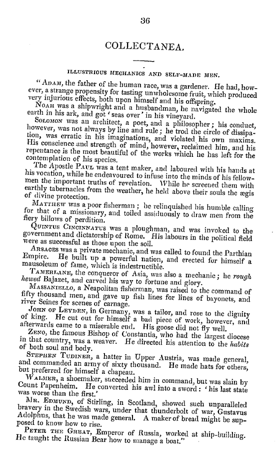 The Freemasons' Quarterly Review: 1849-03-31 - Collectanea.