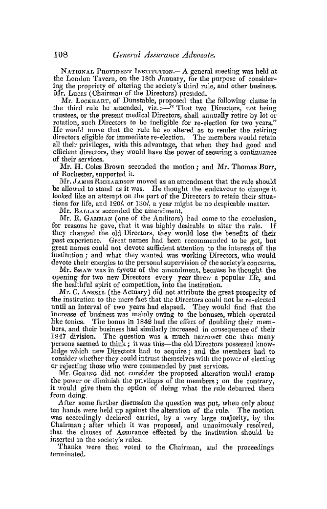 The Freemasons' Quarterly Review: 1849-03-31 - General Meetings.