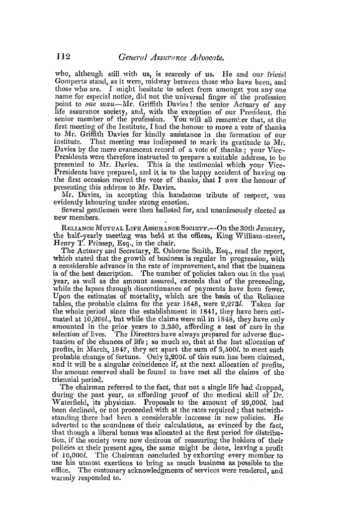 The Freemasons' Quarterly Review: 1849-03-31 - General Meetings.