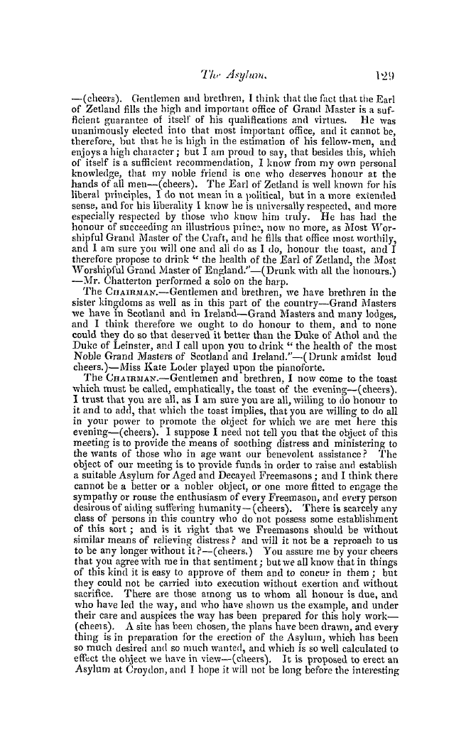 The Freemasons' Quarterly Review: 1849-06-30 - Asylum For Aged Freemasons.