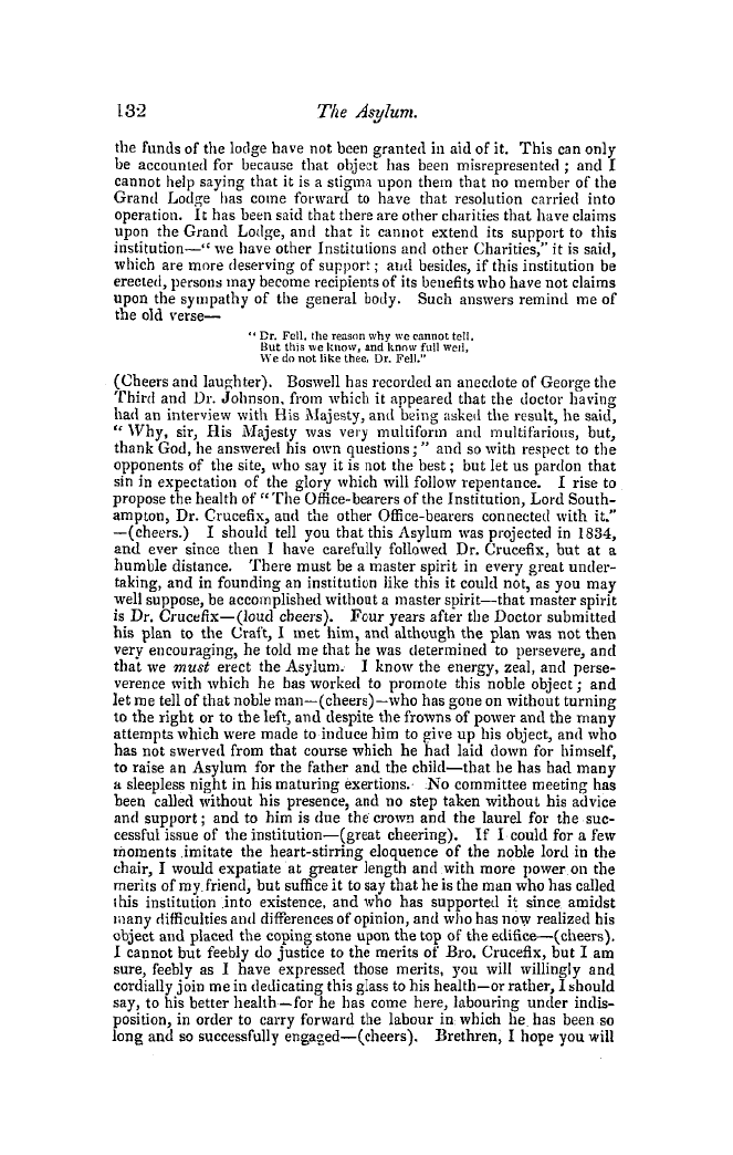 The Freemasons' Quarterly Review: 1849-06-30 - Asylum For Aged Freemasons.