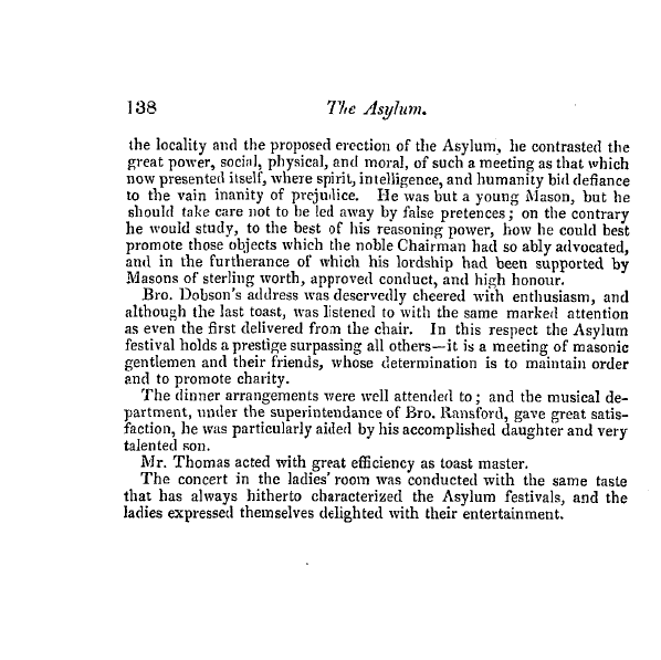 The Freemasons' Quarterly Review: 1849-06-30 - Asylum For Aged Freemasons.