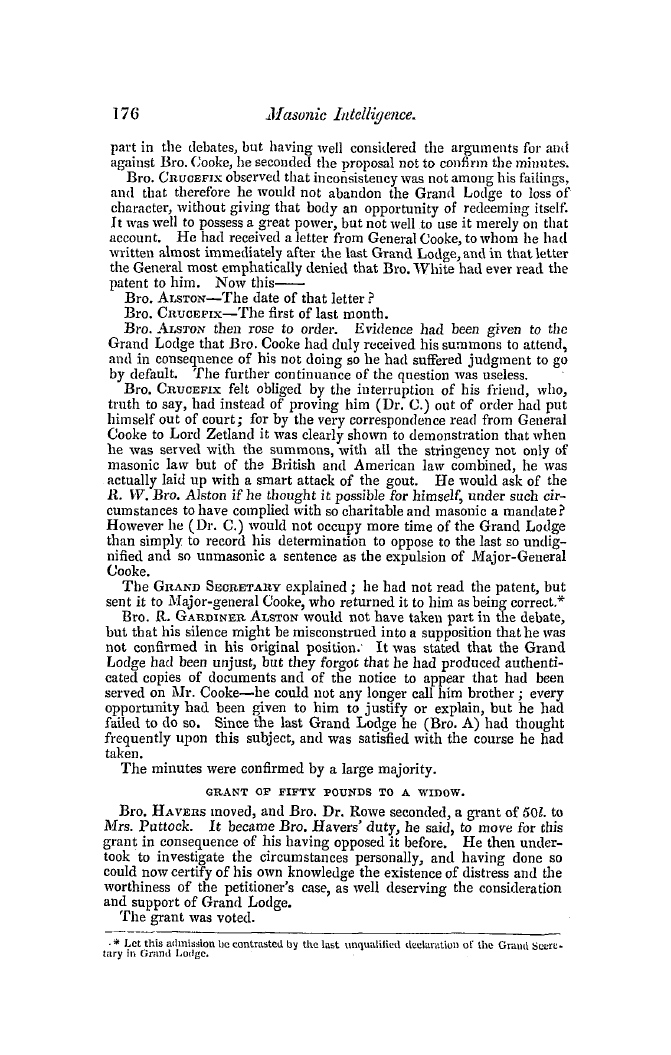 The Freemasons' Quarterly Review: 1849-06-30 - Especial Grand Lodge—April 25.