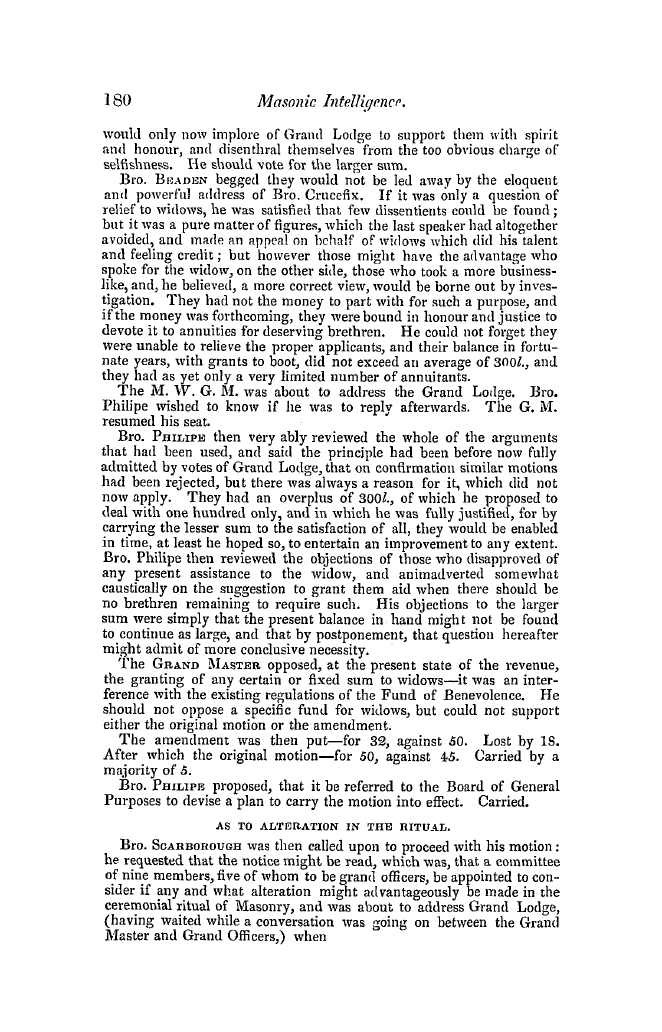 The Freemasons' Quarterly Review: 1849-06-30 - Reports.