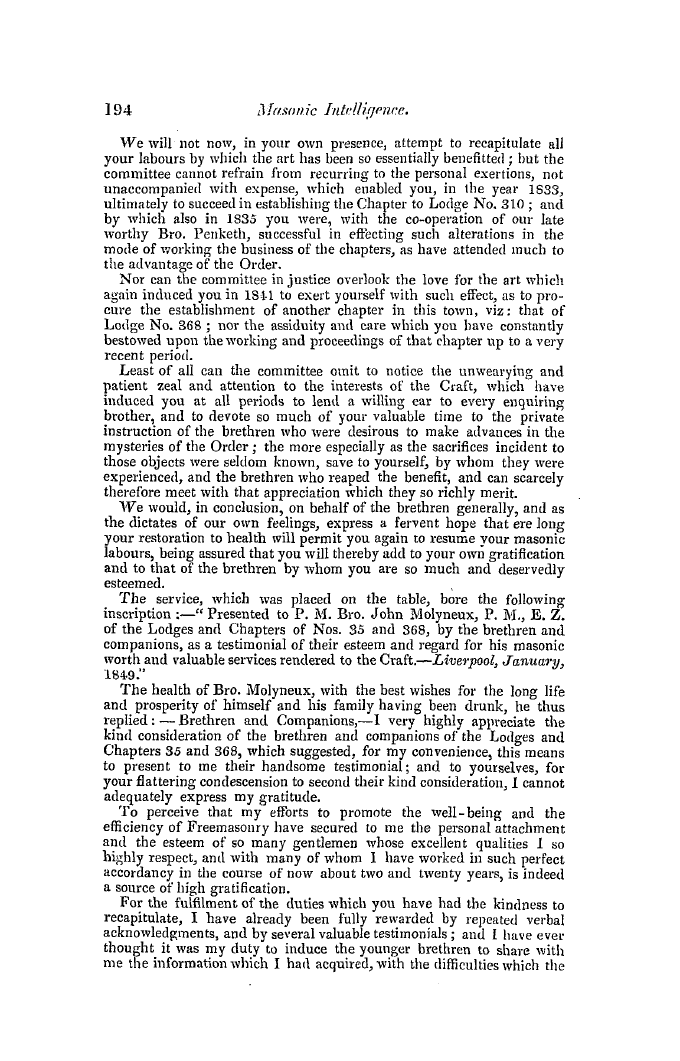 The Freemasons' Quarterly Review: 1849-06-30: 78