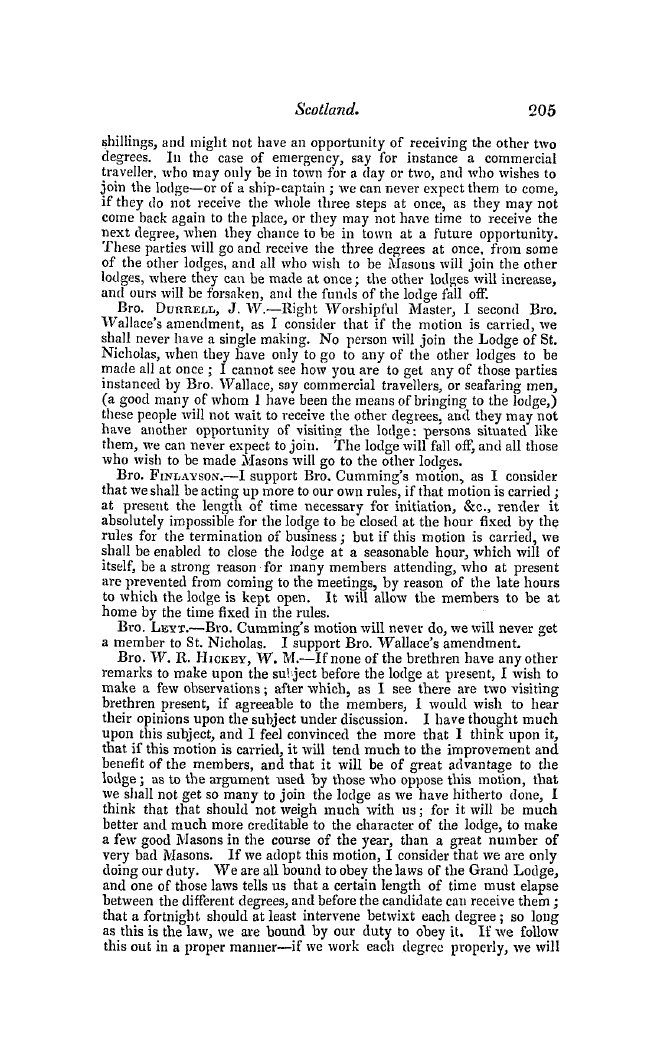 The Freemasons' Quarterly Review: 1849-06-30 - Scotland.