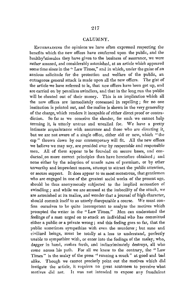 The Freemasons' Quarterly Review: 1849-06-30 - Calumny.