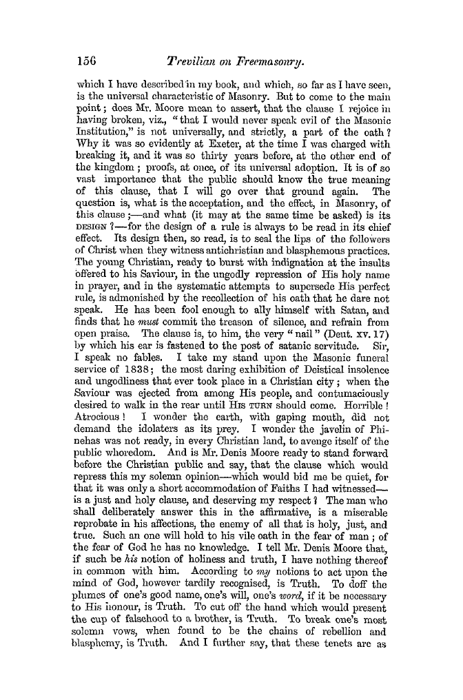 The Freemasons' Quarterly Review: 1850-06-29 - Trevilian On Freemasonry.