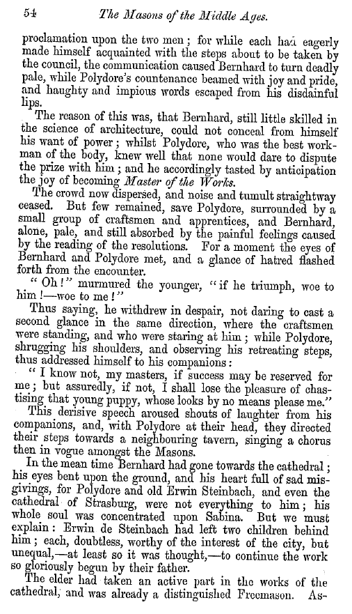 The Freemasons' Quarterly Review: 1852-03-31 - The Masons Of The Middle Ages.