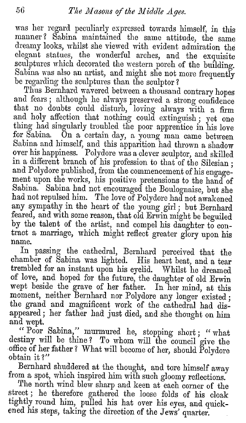 The Freemasons' Quarterly Review: 1852-03-31 - The Masons Of The Middle Ages.