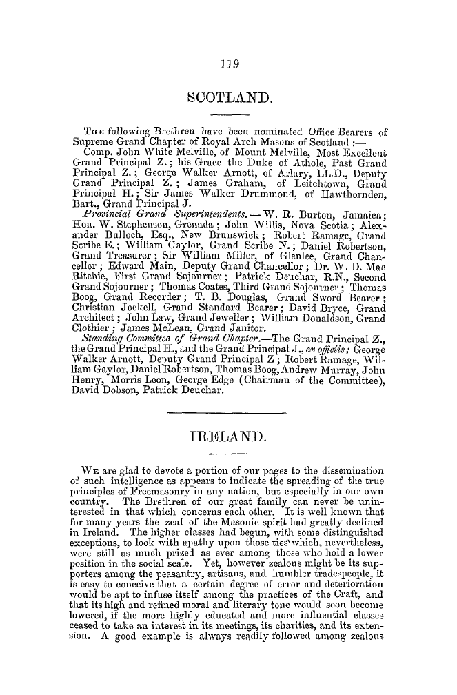 The Freemasons' Quarterly Review: 1852-03-31 - Scotland.