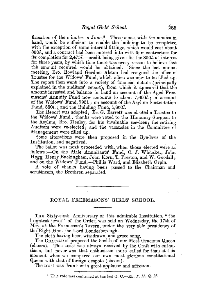 The Freemasons' Quarterly Review: 1854-06-30: 118