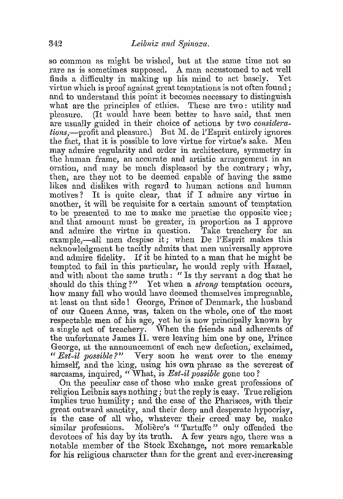 The Freemasons' Quarterly Review: 1854-09-30 - Leibniz And Spinoza.