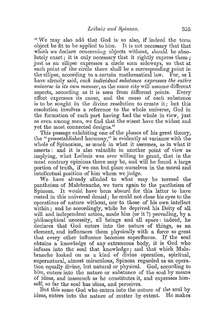 The Freemasons' Quarterly Review: 1854-09-30 - Leibniz And Spinoza.