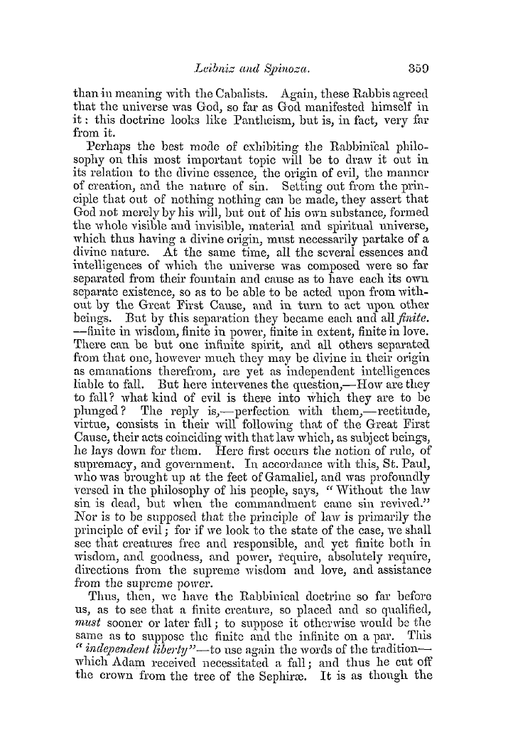 The Freemasons' Quarterly Review: 1854-09-30 - Leibniz And Spinoza.