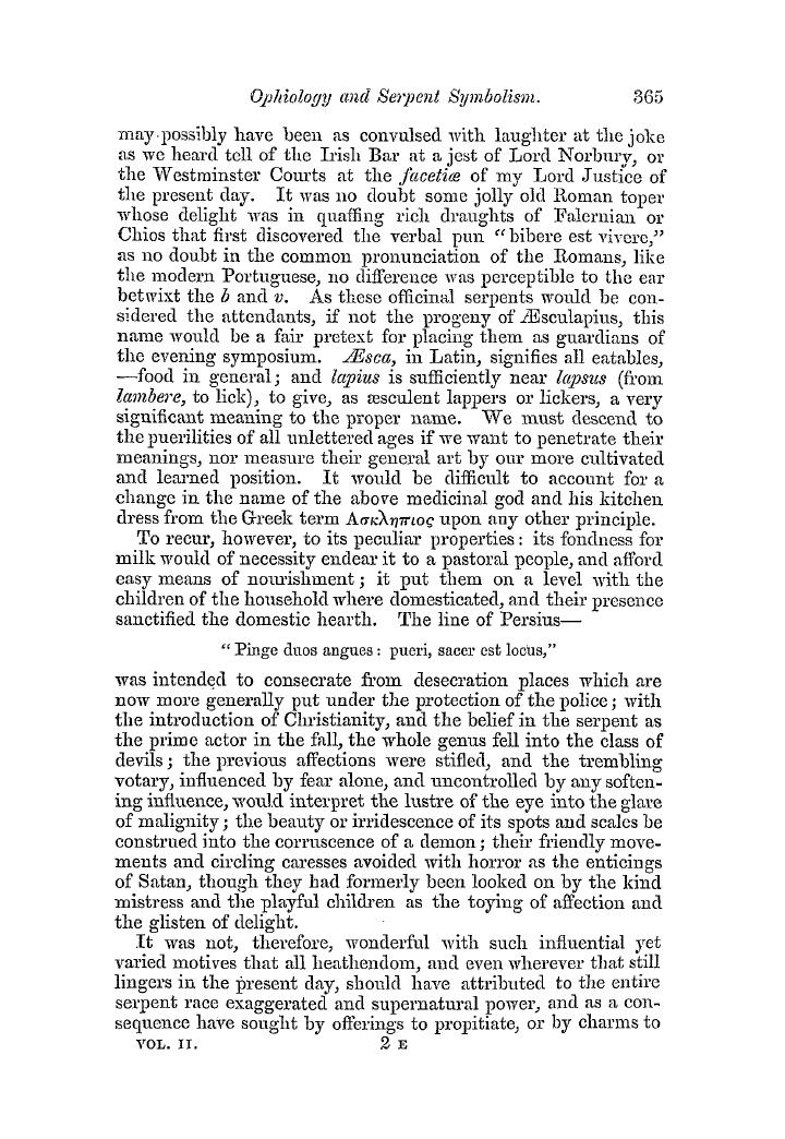 The Freemasons' Quarterly Review: 1854-09-30 - Ophiology And Serpent Symbolism.