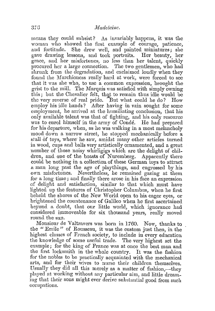 The Freemasons' Quarterly Review: 1854-09-30 - Madelaine.