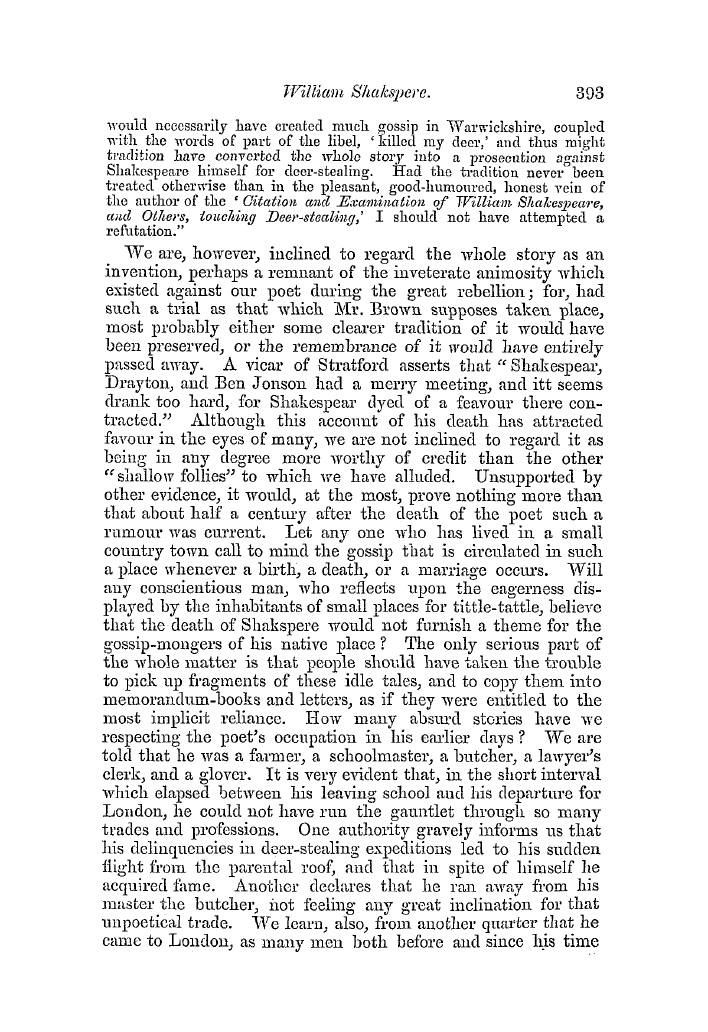 The Freemasons' Quarterly Review: 1854-09-30 - William Shakspere.