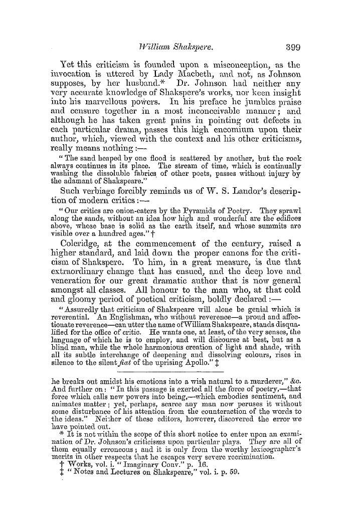 The Freemasons' Quarterly Review: 1854-09-30 - William Shakspere.