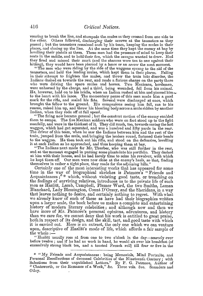 The Freemasons' Quarterly Review: 1854-09-30 - Critical Notices Of The Literature Of The Last Three Months,