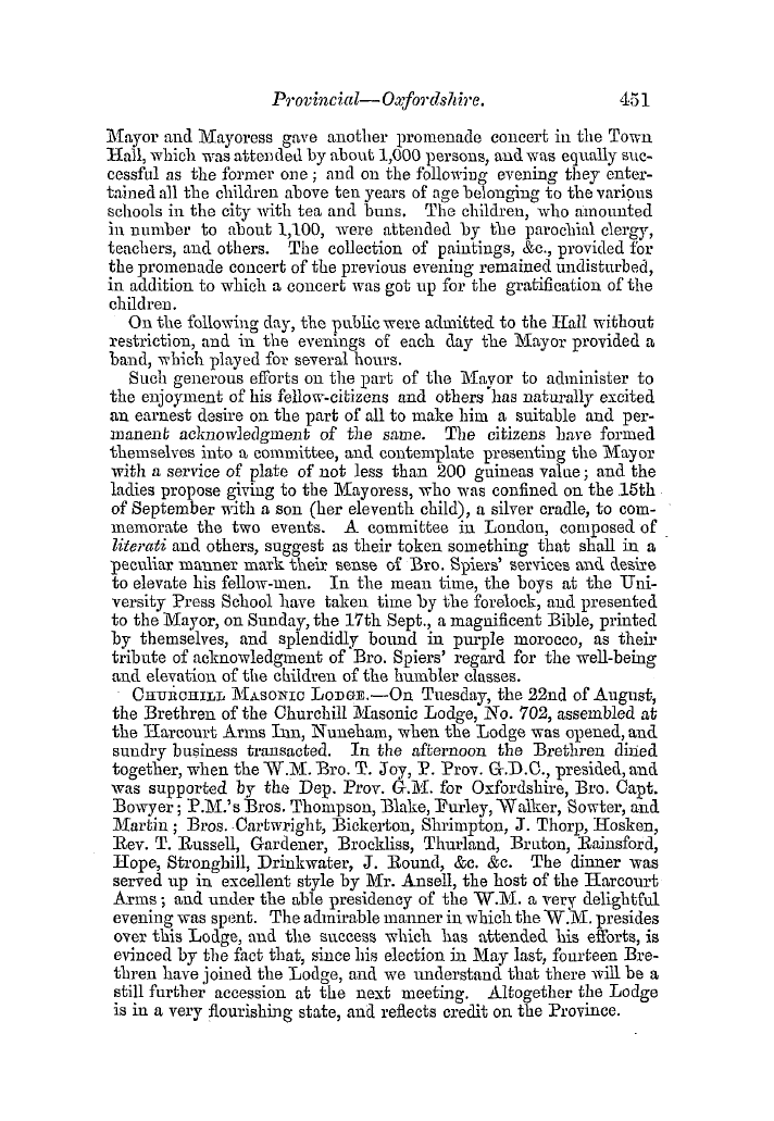 The Freemasons' Quarterly Review: 1854-09-30 - Isle Of Wight.