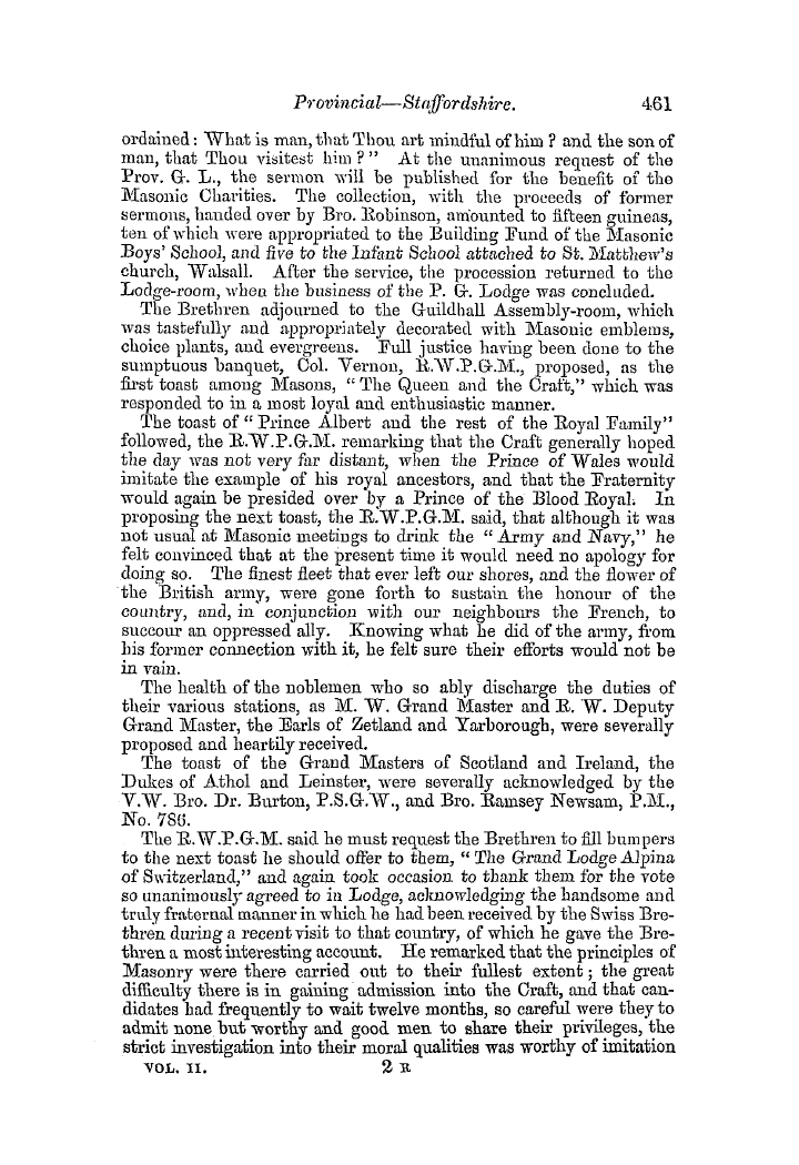 The Freemasons' Quarterly Review: 1854-09-30 - Isle Of Wight.