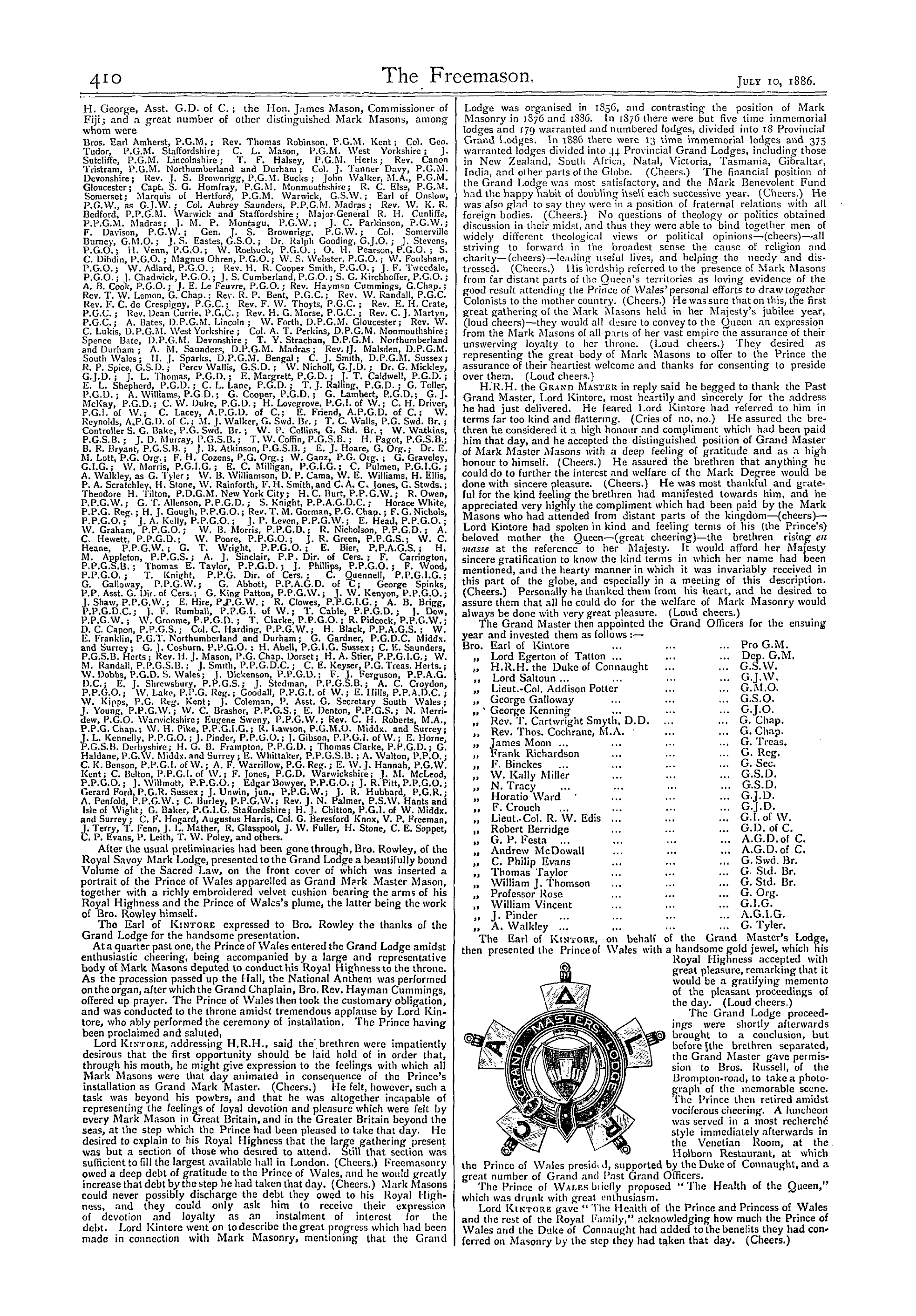 The Freemason: 1886-07-10: 2
