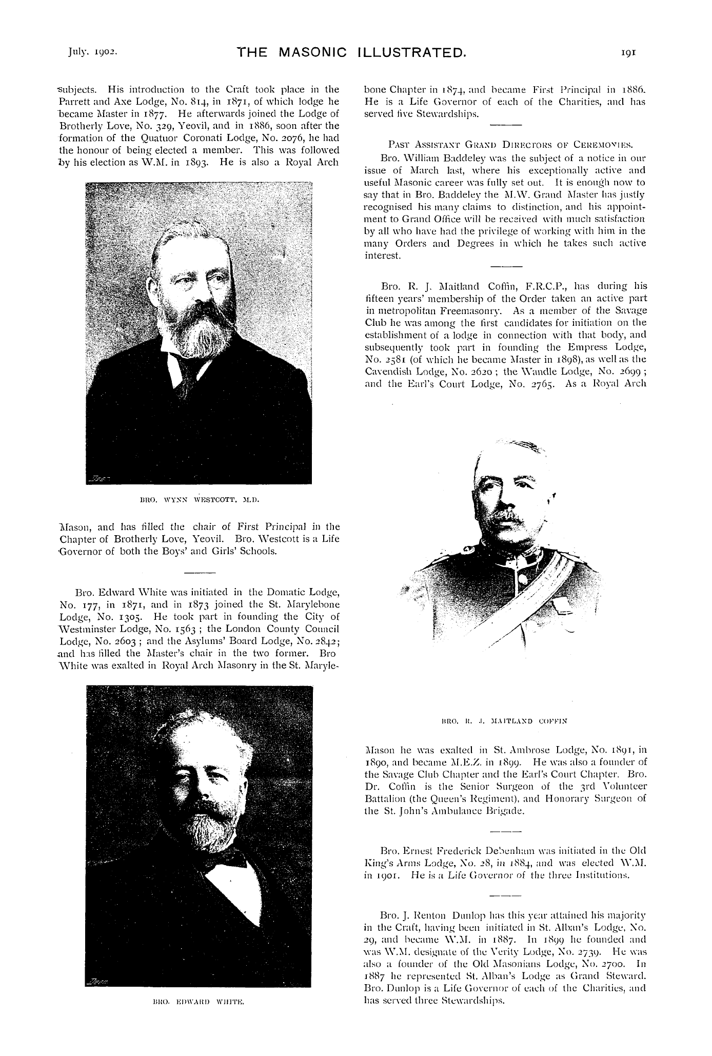 The Masonic Illustrated: 1902-07-01: 7