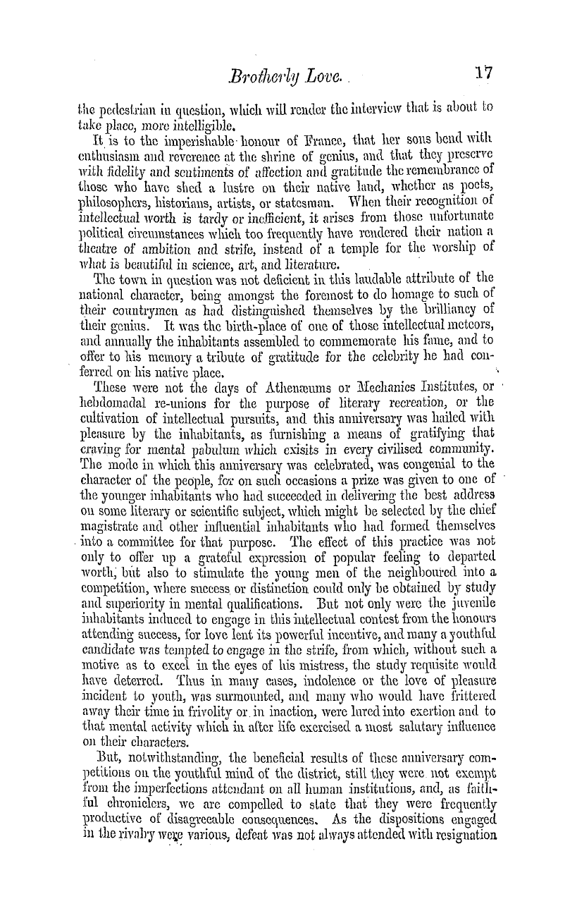 The Masonic Mirror: 1854-11-01 - Brotherly Love.