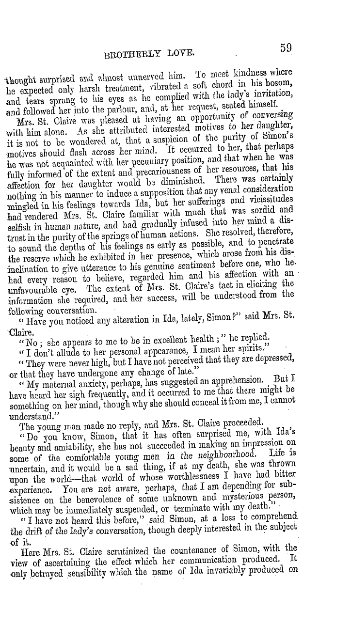 The Masonic Mirror: 1854-12-01 - Brotherly Love.