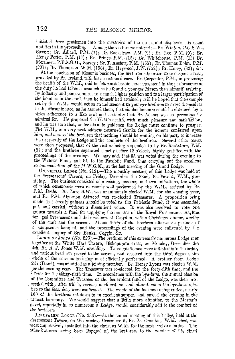 The Masonic Mirror: 1855-01-01: 26