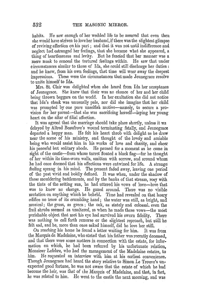 The Masonic Mirror: 1855-09-01 - Brotherly Love.