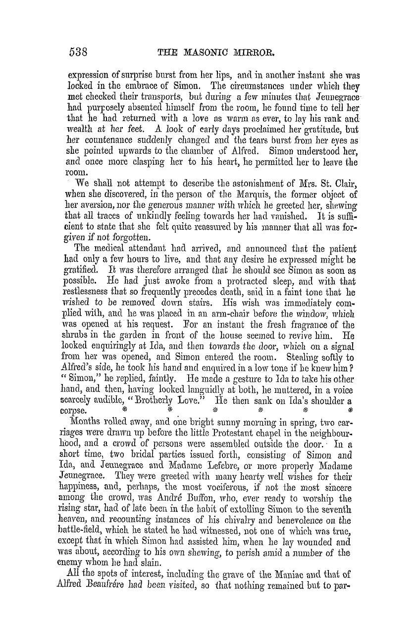 The Masonic Mirror: 1855-09-01: 18