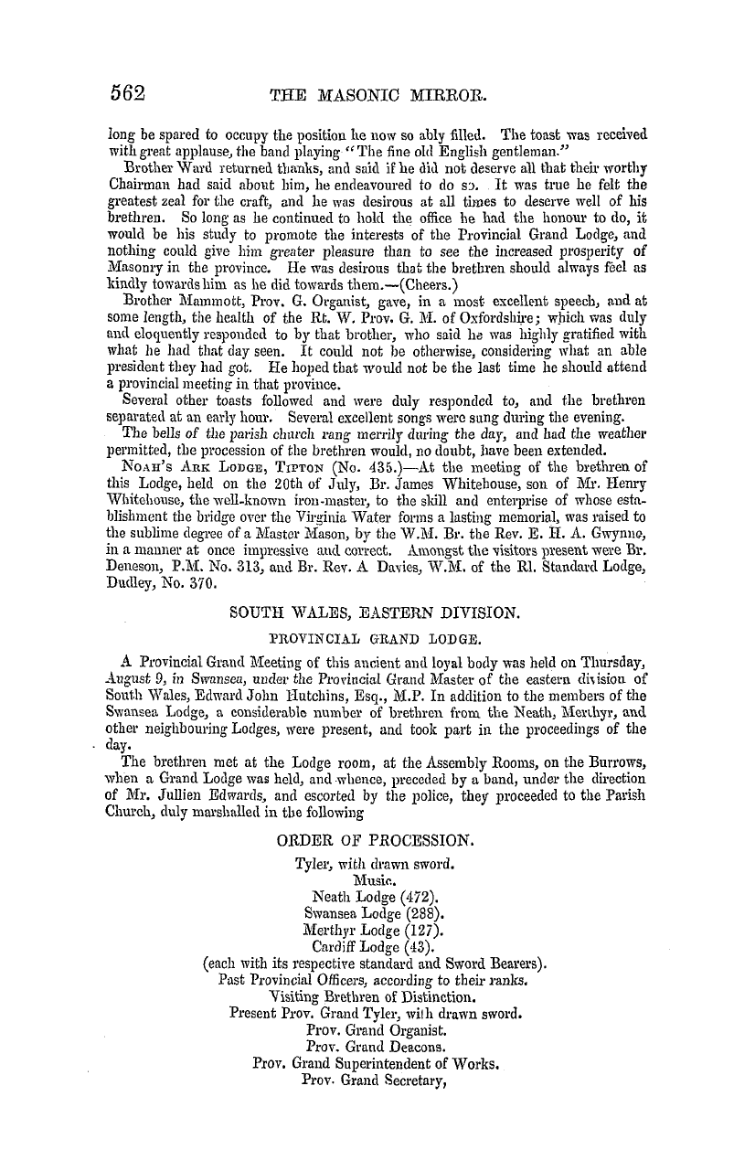 The Masonic Mirror: 1855-09-01: 42