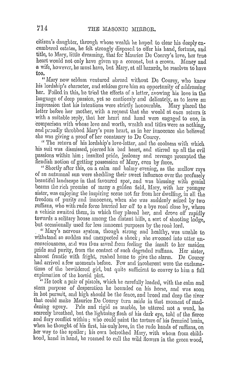 The Masonic Mirror: 1855-12-01 - Masonic Reminiscences.