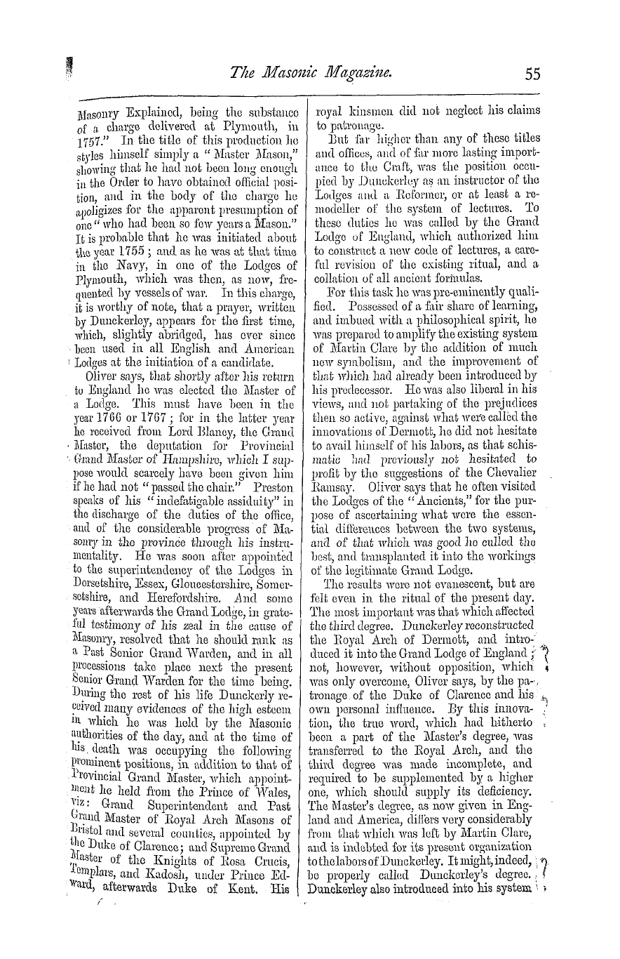 The Masonic Magazine: 1873-08-01 - Ms. Masonic Constitutions (Or Charges) No. 1.