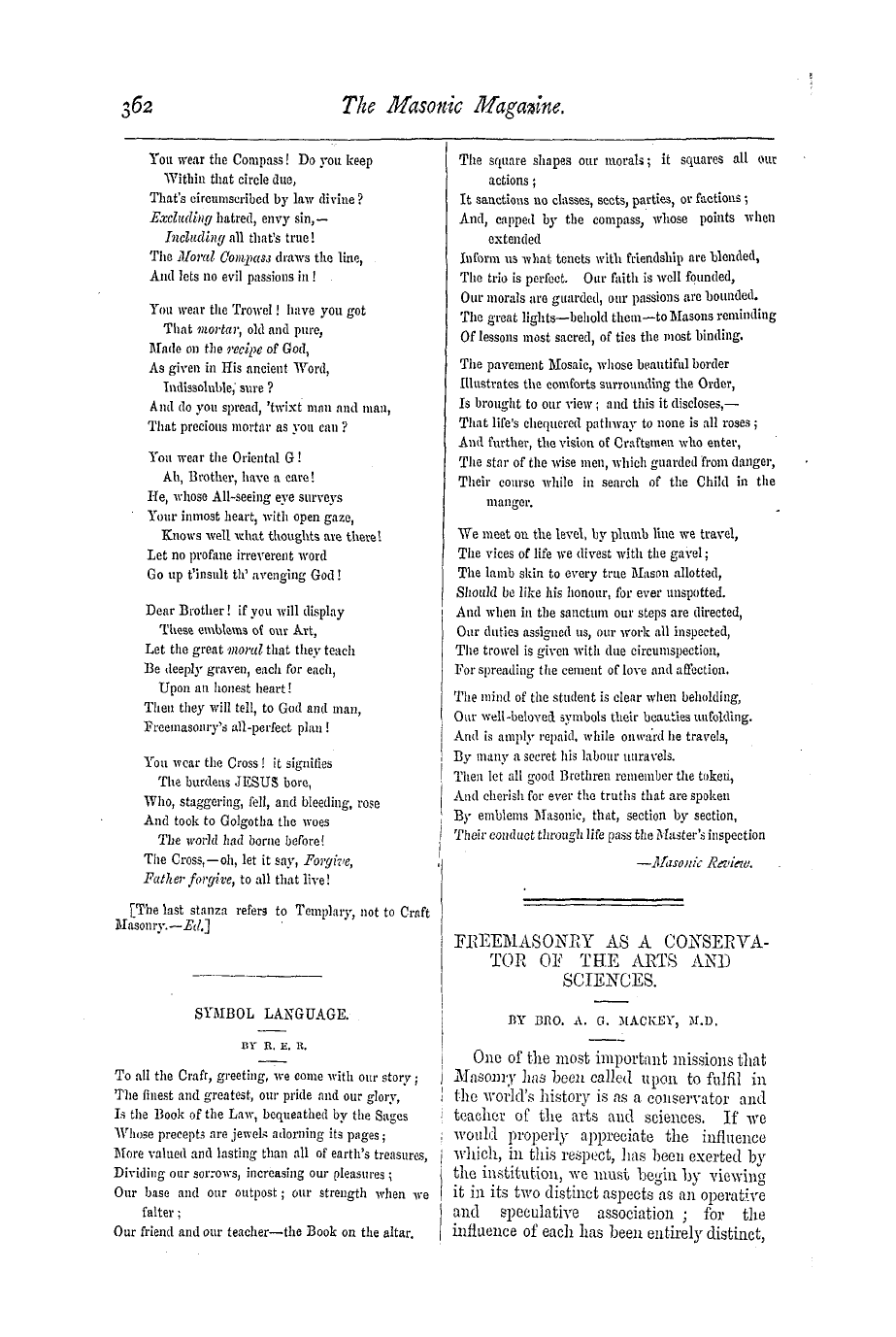 The Masonic Magazine: 1874-05-01: 26