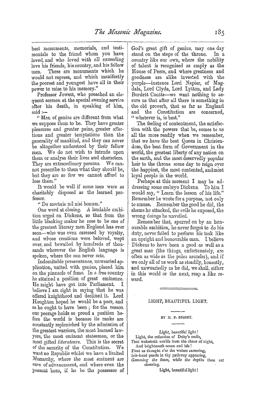 The Masonic Magazine: 1874-12-01: 25