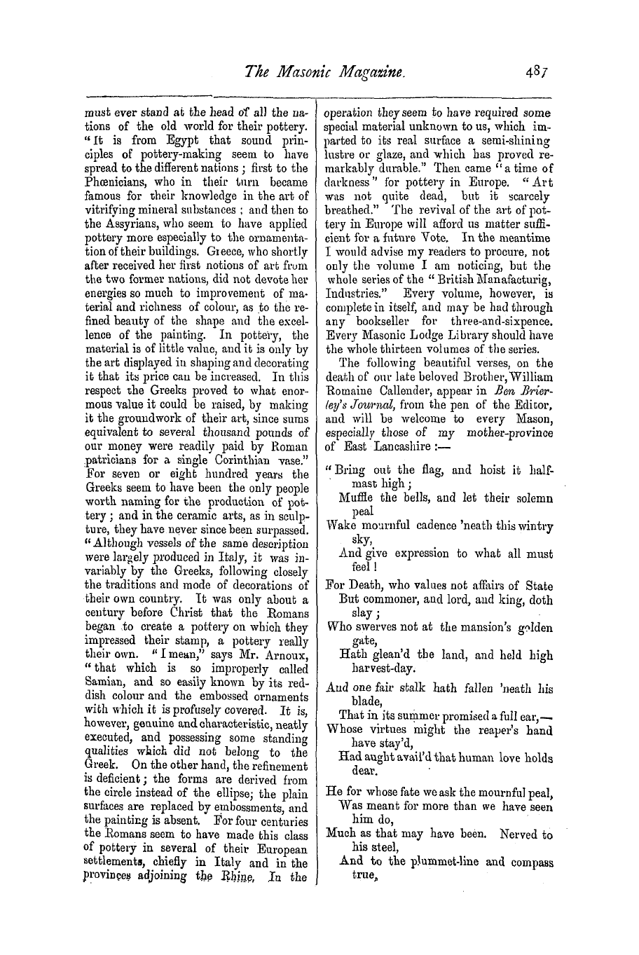 The Masonic Magazine: 1876-05-01: 47