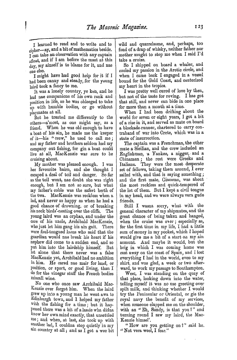 The Masonic Magazine: 1876-09-01: 27