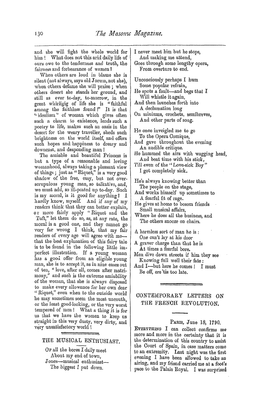 The Masonic Magazine: 1876-09-01 - Fairy Tales Utilised For The New Generation.