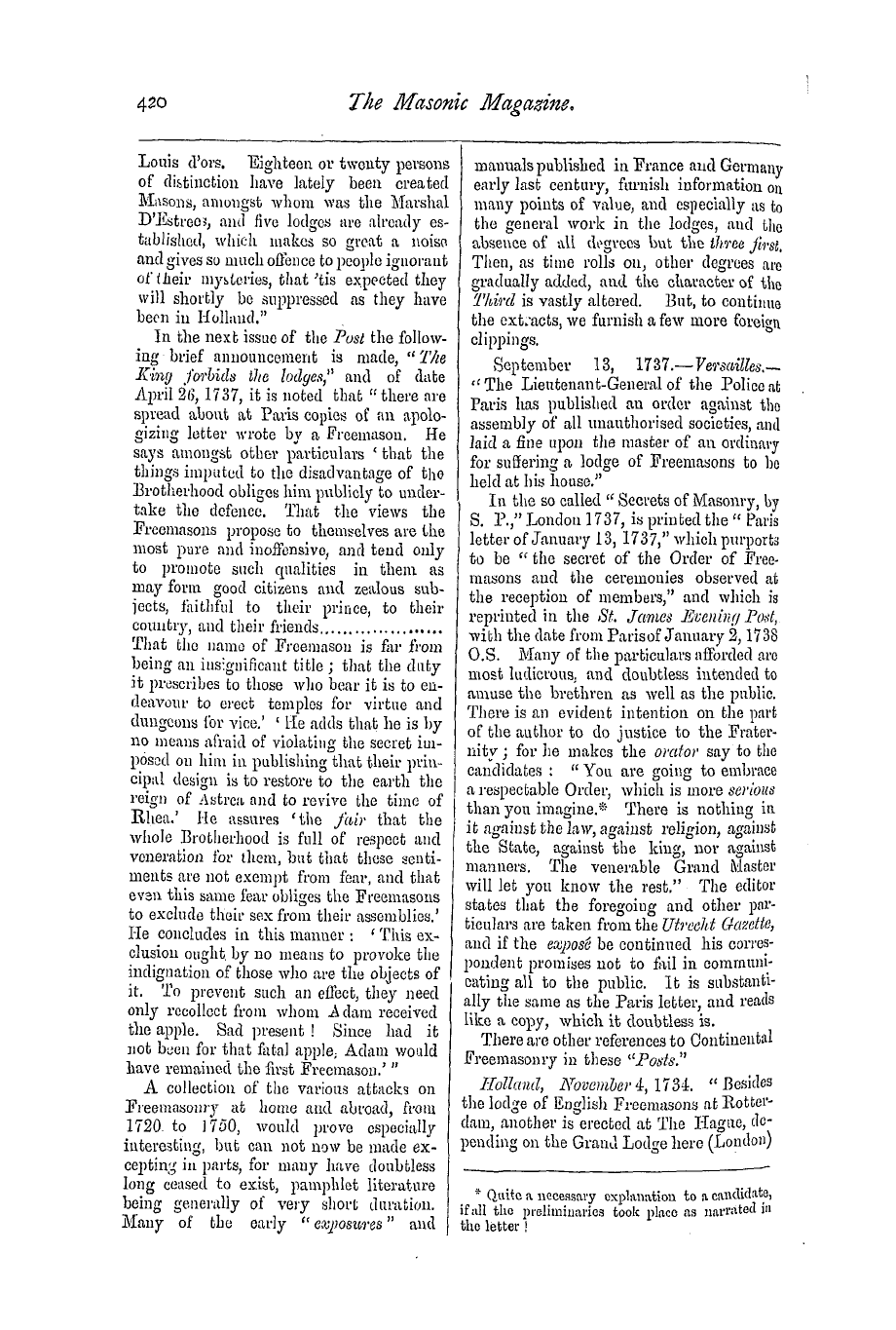 The Masonic Magazine: 1877-02-01 - Letter Of Bro. W. J. Hughan, Of England, To The Grand Lodge Uf Ohio.