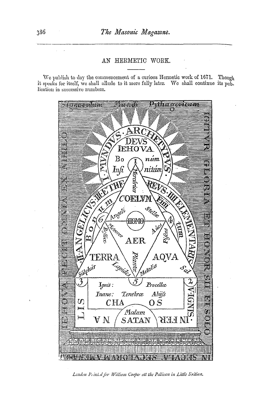 The Masonic Magazine: 1878-02-01 - An Hermetic Work.