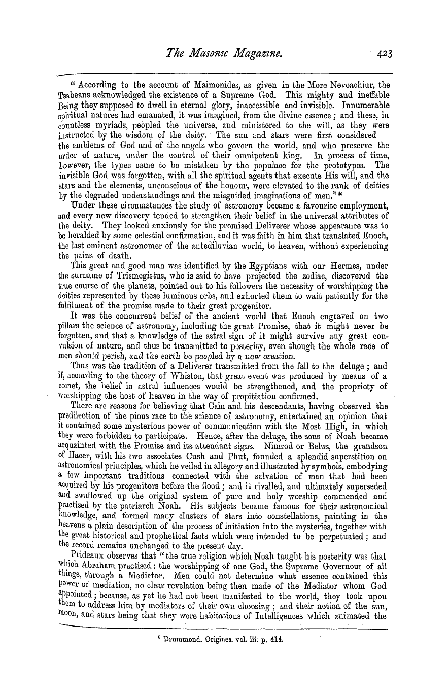 The Masonic Magazine: 1878-02-01 - The Origin And References Of The Hermesian Spurious Freemasonry.