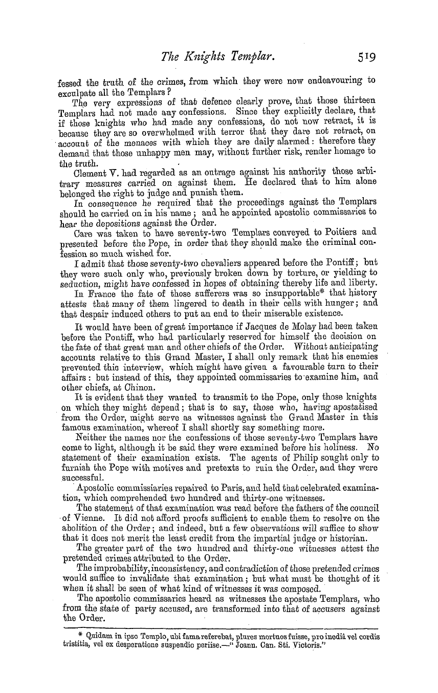 The Masonic Magazine: 1882-06-01 - The Knights Templar.