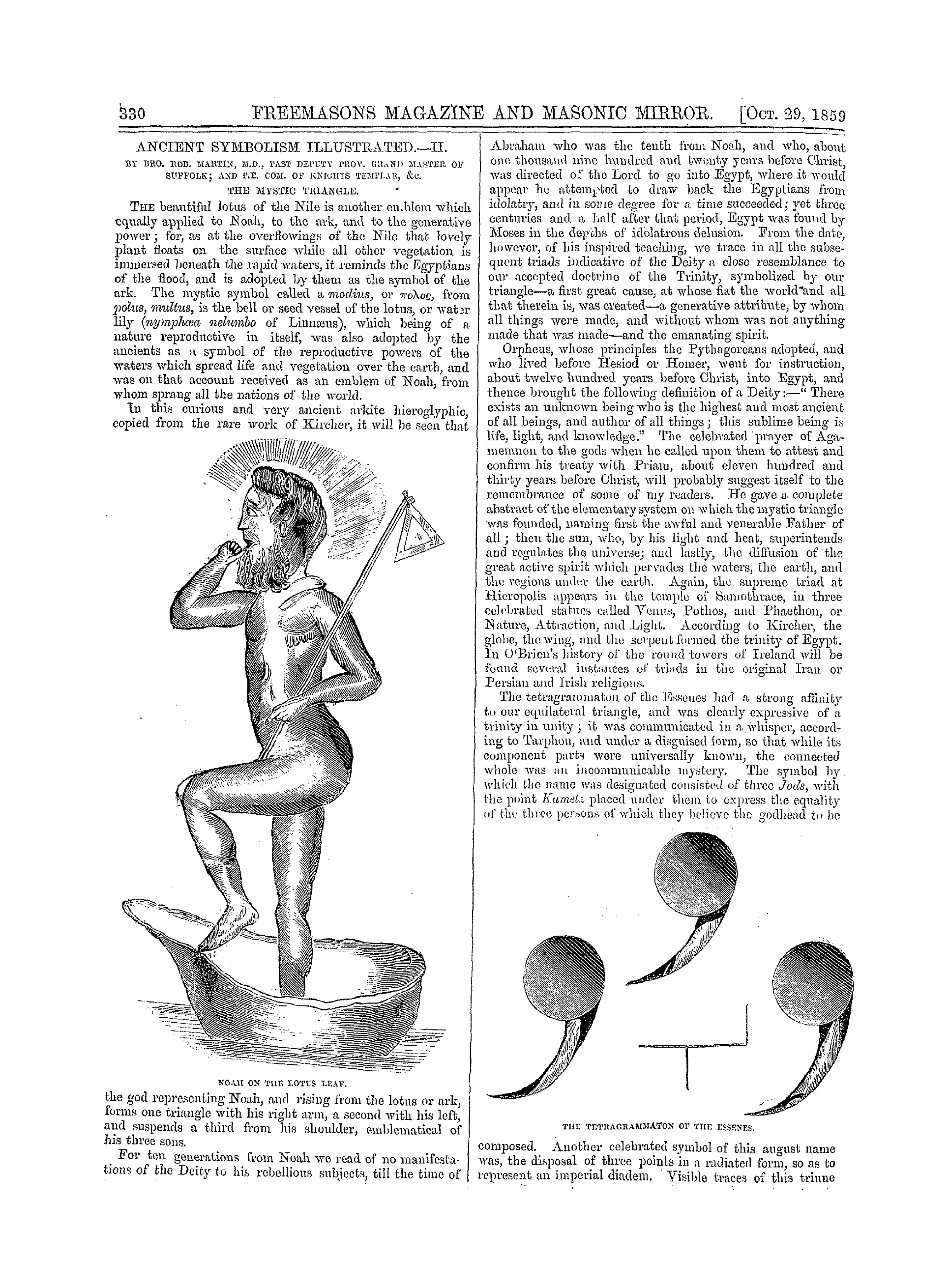 The Freemasons' Monthly Magazine: 1859-10-29 - Correspondence.