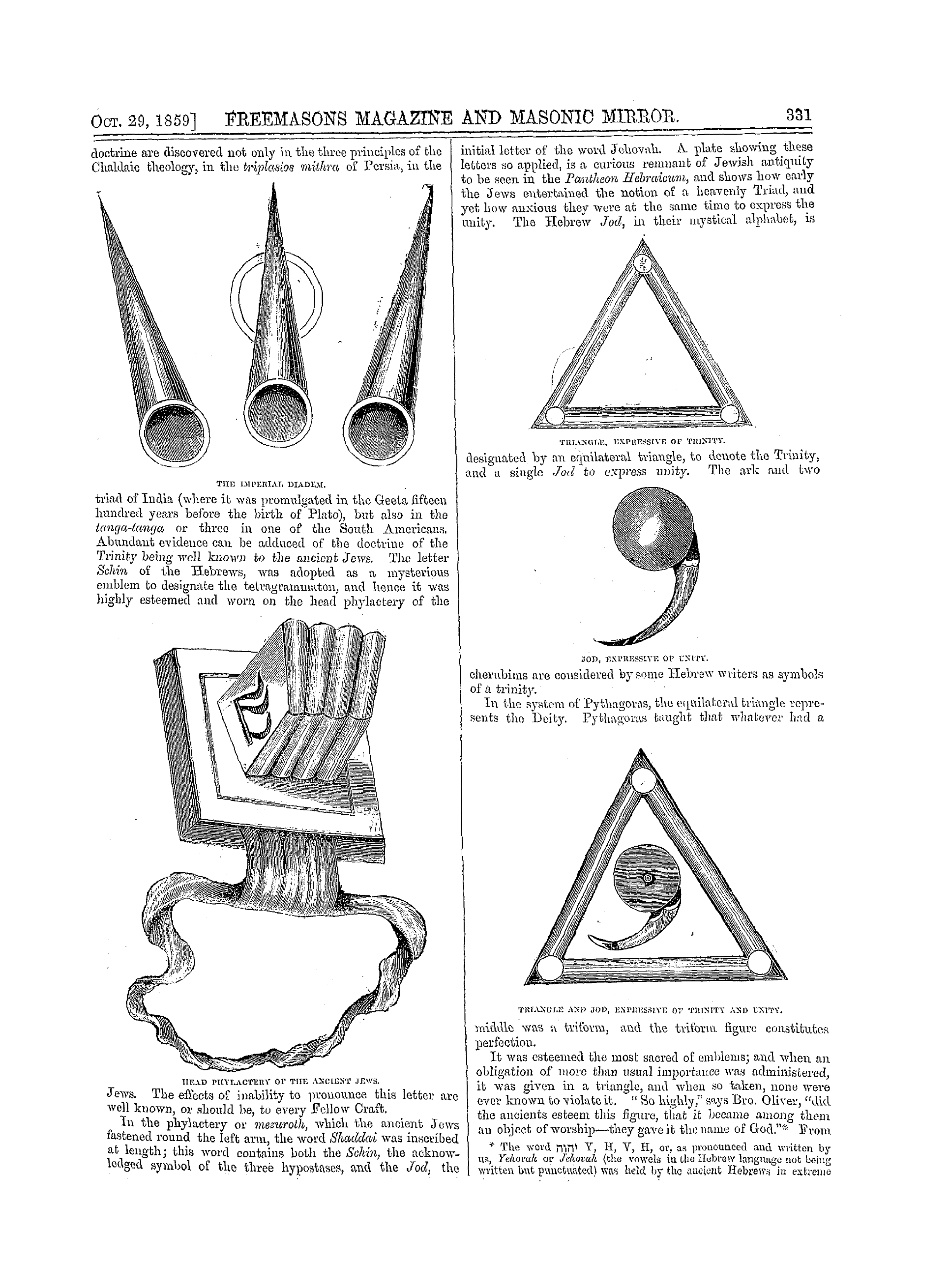 The Freemasons' Monthly Magazine: 1859-10-29 - Correspondence.