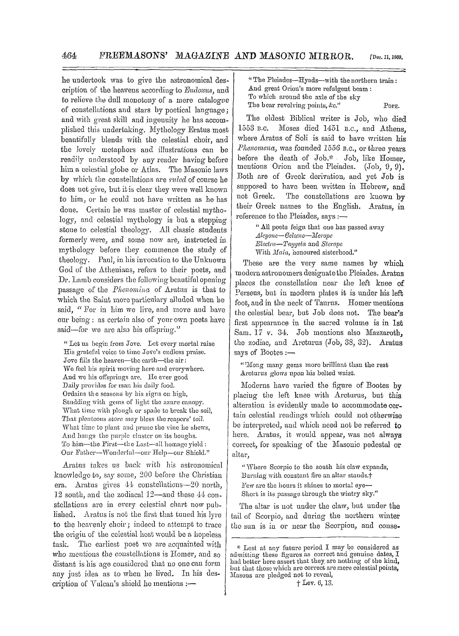 The Freemasons' Monthly Magazine: 1869-12-11: 4