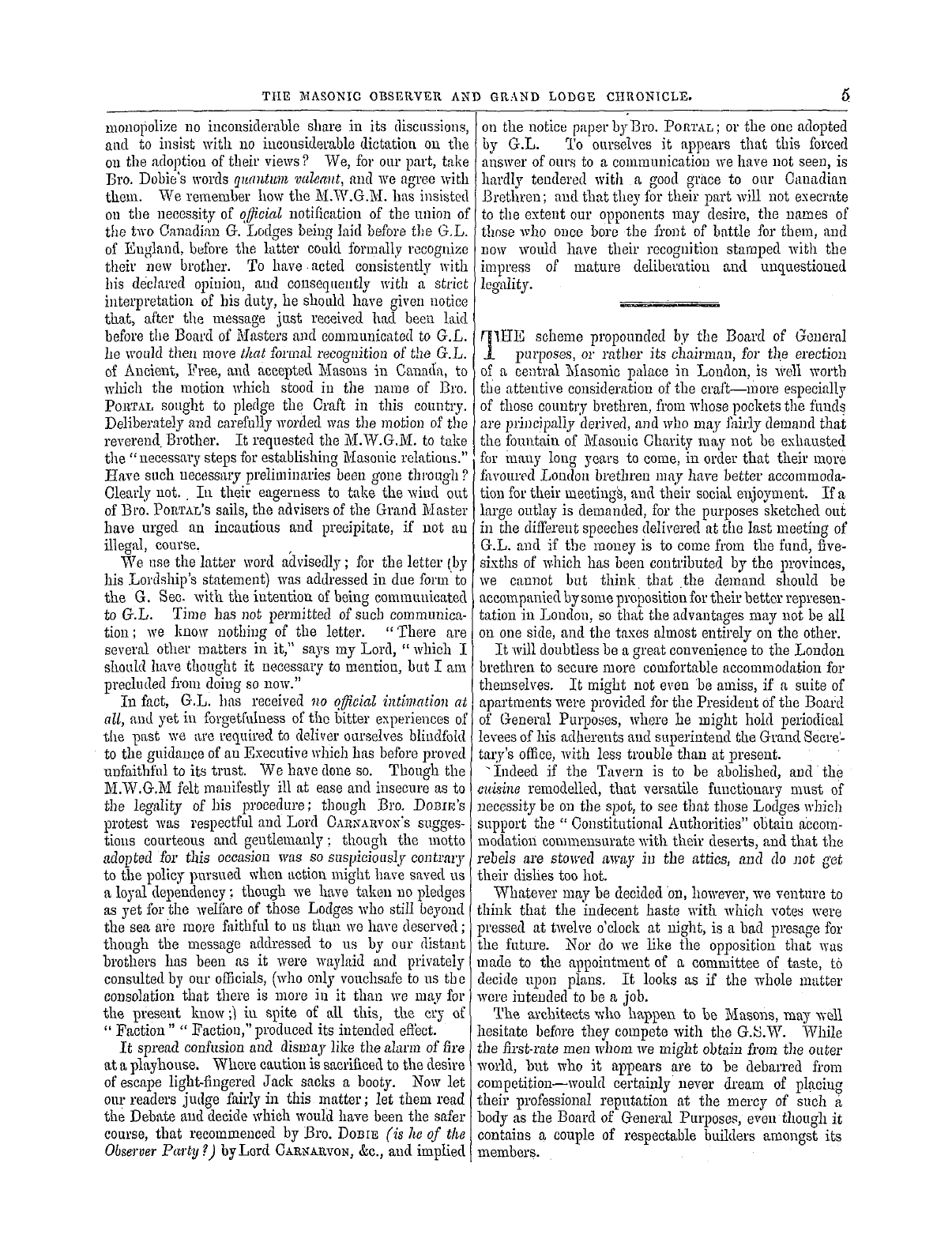 The Masonic Observer: 1858-12-20: 5