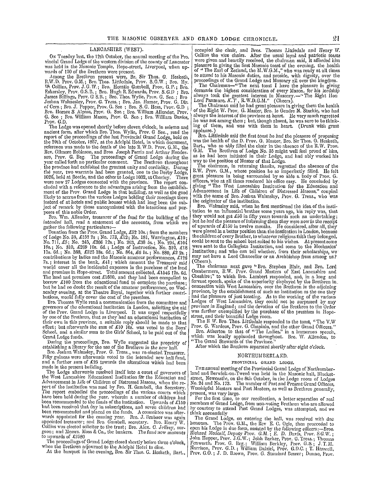 The Masonic Observer: 1858-12-20: 21